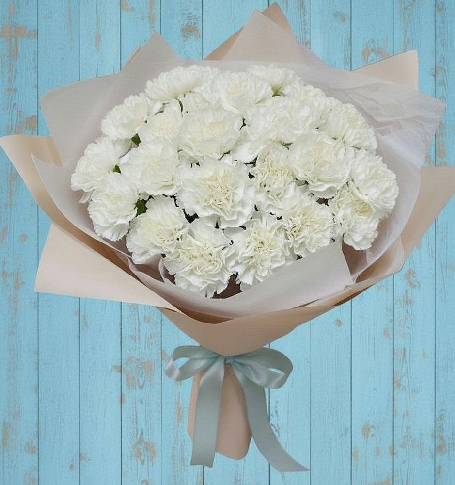 Букет цветов из: Гвоздики в Ильино-Поляна