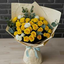 Букет цветов из:  Розы в Ильино-Поляна