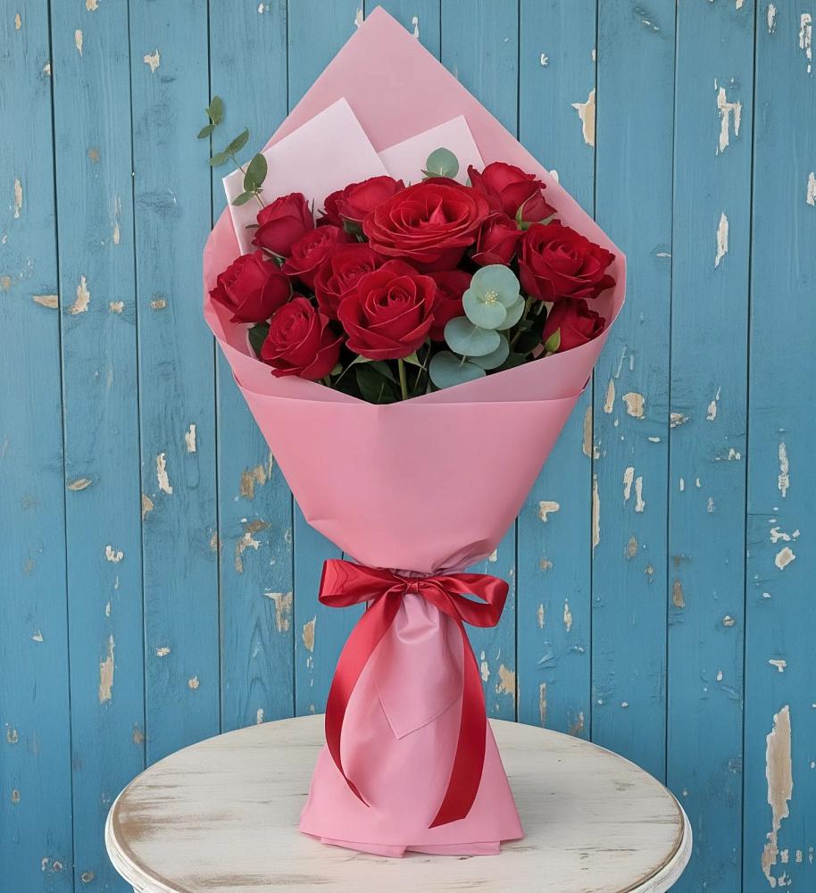 Букет цветов из: Розы в Ильино-Поляна