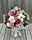 Букет цветов из: Альстромерии, Гвоздики, Розы и Хризантемы в Ильино-Поляна