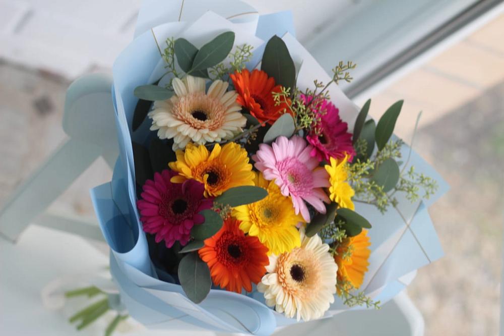 Букет цветов из: Герберы в Ильино-Поляна