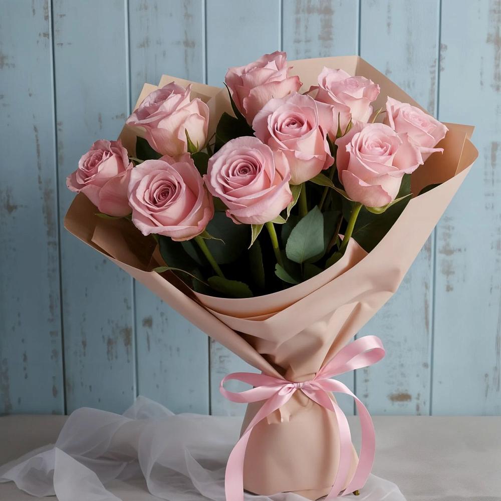 Букет цветов из: Розы в Ильино-Поляна