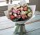 Букет цветов из: Розы, Лизиантусы и Гвоздики в Ильино-Поляна