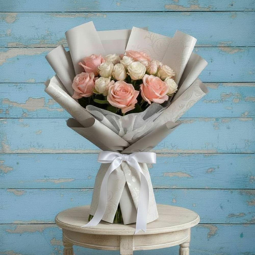 Букет цветов из: Розы в Ильино-Поляна