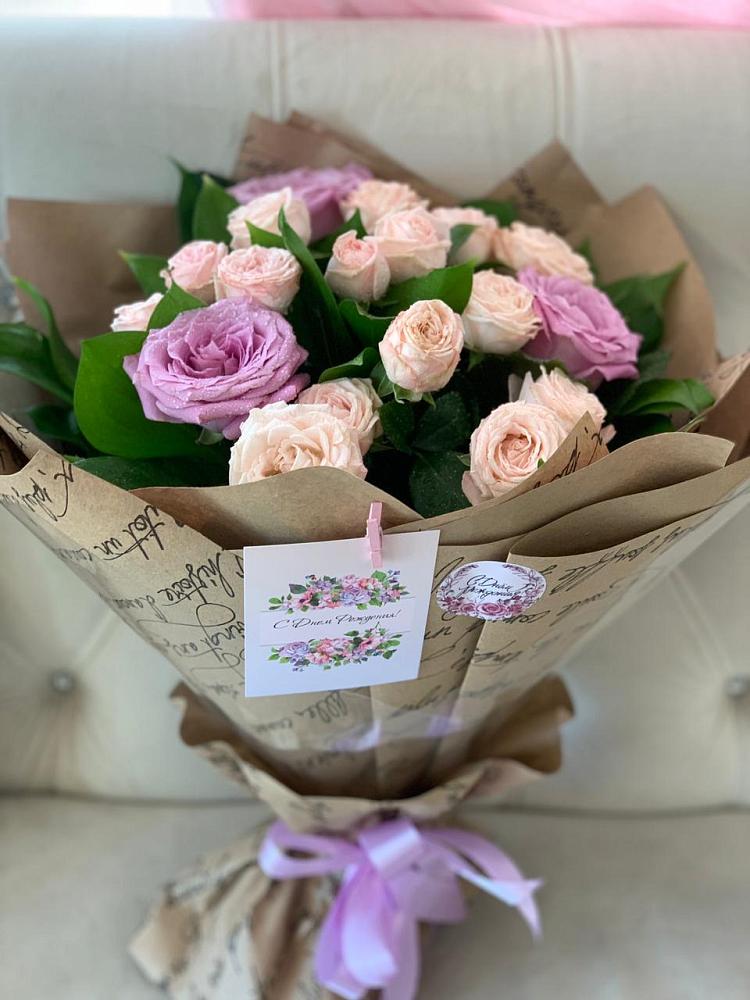 Букет цветов из: Розы в Ильино-Поляна