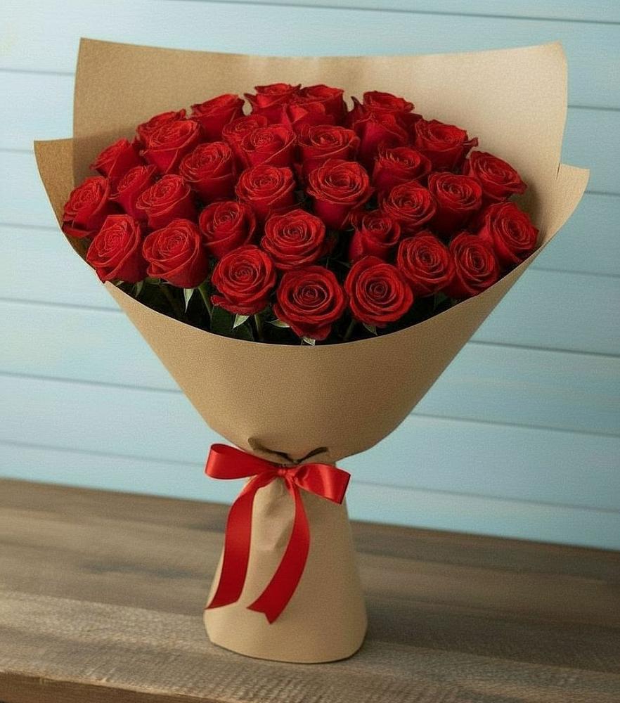 Букет Красные розы Милано в Ильино-Поляна