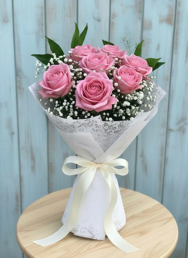 Букет цветов из: Розы в Ильино-Поляна