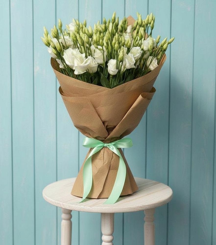 Букет цветов из: Лизиантусы в Ильино-Поляна