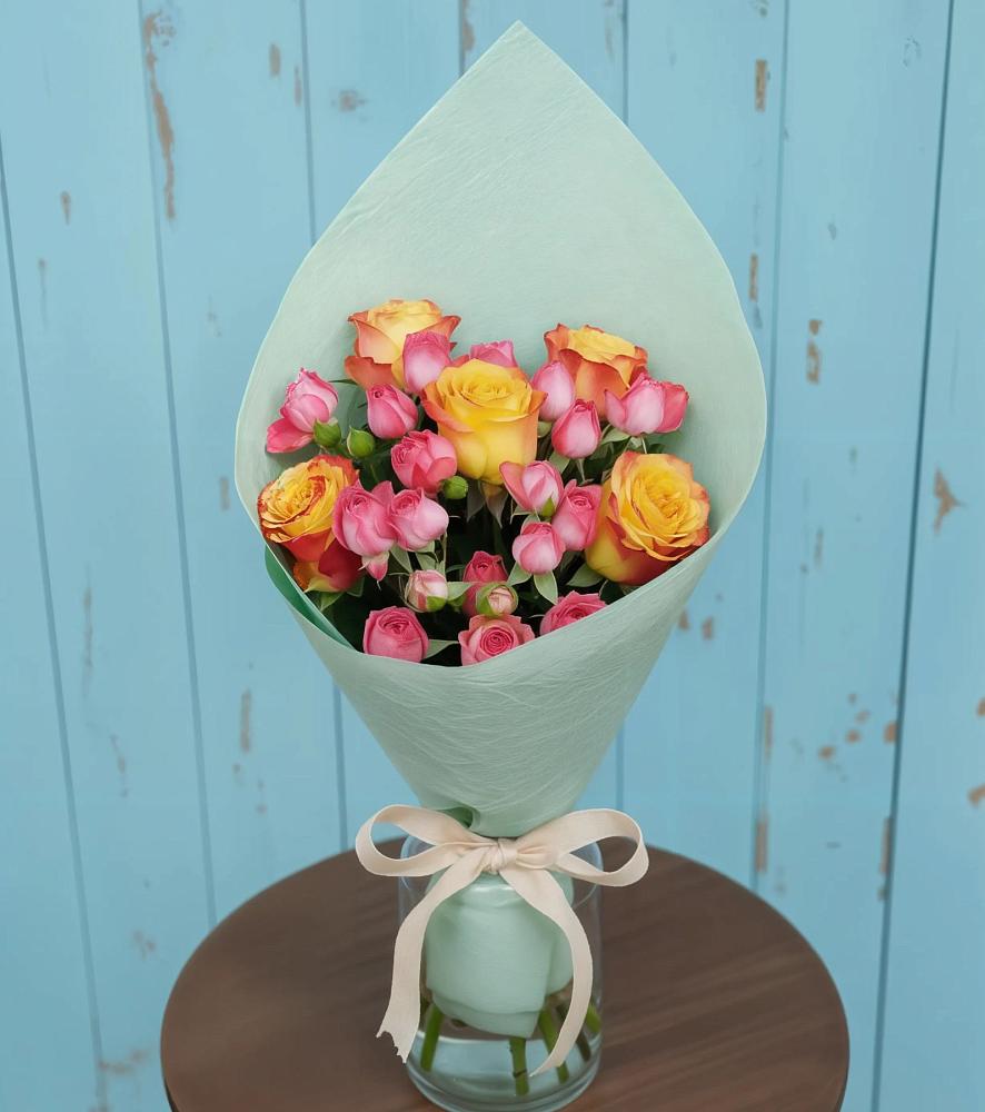 Букет цветов из: Розы в Ильино-Поляна