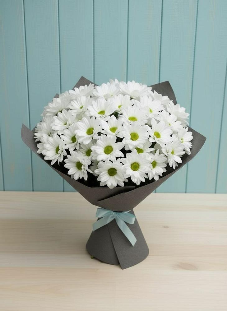 Букет цветов из: Хризантемы в Ильино-Поляна