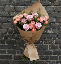 Букет цветов из:  Розы в Ильино-Поляна