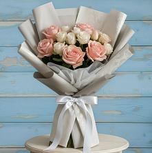 Букет цветов из:  Розы в Ильино-Поляна