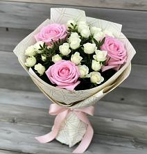 Букет цветов из:  Розы в Ильино-Поляна