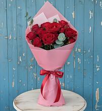 Букет цветов из:  Розы в Ильино-Поляна