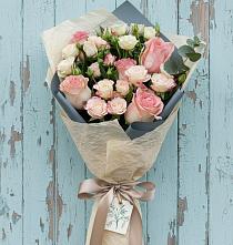 Букет цветов из:  Розы в Ильино-Поляна