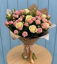 Букет цветов из:  Розы в Ильино-Поляна