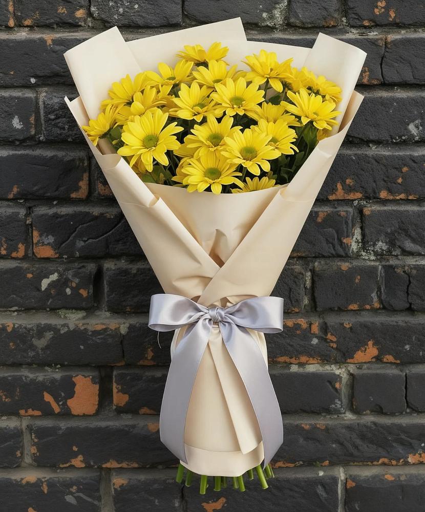 Букет цветов из: Хризантемы в Ильино-Поляна