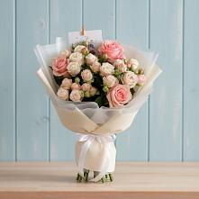 Букет цветов из:  Розы в Ильино-Поляна