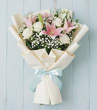 Букет цветов из:  Лилии в Ильино-Поляна