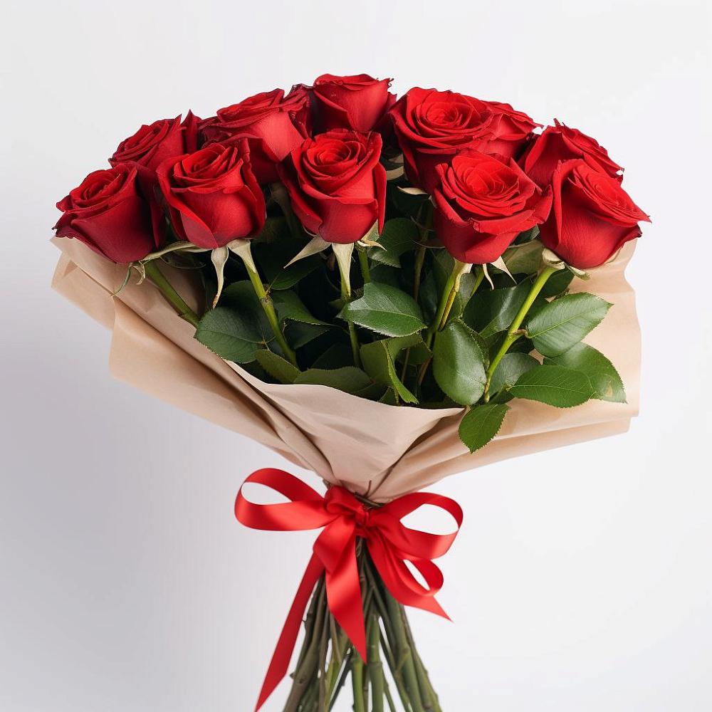 Букет 11 Красных роз Эдлесс Лав в Ильино-Поляна