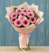 Букет цветов из:  Герберы #REPLACE_PRED# Ильино-Поляна