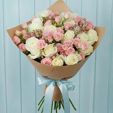 Букет цветов из:  Розы #REPLACE_PRED# Ильино-Поляна